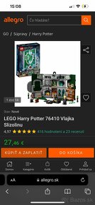 Lego Harry potter- zástava slizolinu - 3