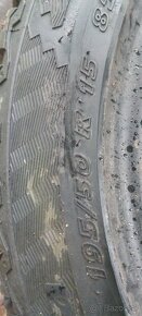 Predam zimne pneumatiky 195/50 r15 - 3