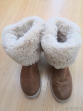 Trendy kožené čižmy UGG štýl - 3