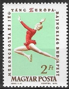 ⚽ 1921‑1927- Maďarsko -1963 European Figure Skating Champion - 3