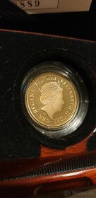 Predám Zlaté mince Royal Mint - Sovereign Proof 2017-2020 - 3