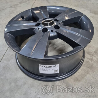 Hliníkové Mercedes disky 5x112 R17 ET56 - 3