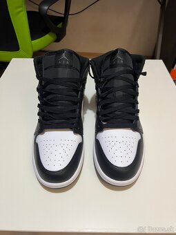 Air Jordan 1 Mid sivo-čierne - 3