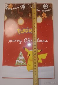 NOVÝ POKEMON červený adventný kalendár - 3