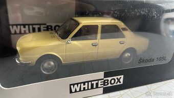 ŠKODA 105L - svetlo žltá - 1/24 - WHITEBOX - 3