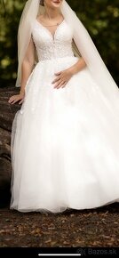 Jednoduché svadobné šaty - 3