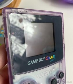 GameBoy Color Clear Purple IPS displej - 3