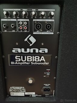 Predám aktívny 18" Subwoofer Auna Sub 18A - 3