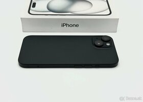 Apple iPhone 15 128Gb Black 100% Zdravie V Záruke - 3