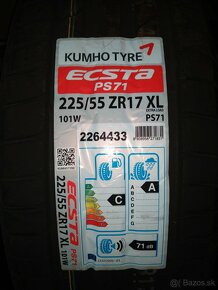 225/55 R 17 letné. - 3