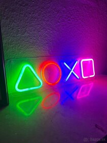 LED NEÓN lampa logo Playstation - 3