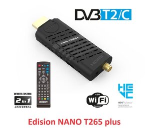 DVB-T2 prijímače Edision - Picco / Pping / Nano / Storm 504 - 3