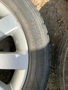 Predám elektróny Nissan 215/50 r17 - 3