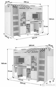 Poschodová posteľ - 3