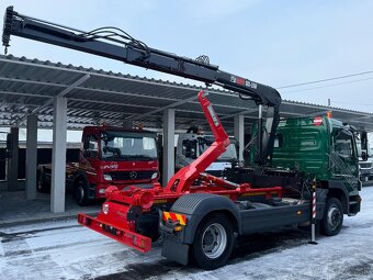 MERCEDES-BENZ ATEGO 1218 HÁKOVÝ NOSIČ HYDRAULICKÁ RUKA HIAB - 3