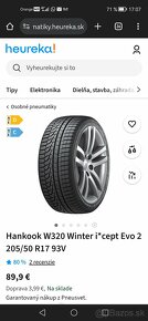 HANKOOK I CEPT EVO2 205/50 r17 - 3