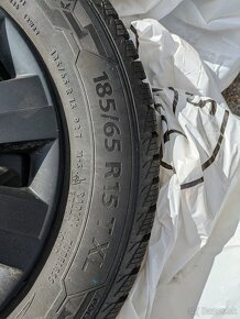 Zánovné zimné kolesá 185/65 R15 Fabia IV - 3