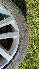 5x112 R17 originál Škoda disky + zimné gumy - 3