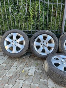 Škoda originál disky r16 5x112 205/55 r16 - 3