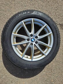 zimní Alu kola originál BMW X3 G01 X4 G02 5x112 7j - 3