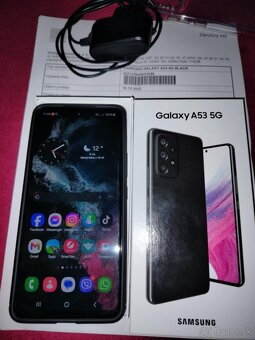 Predám Samsung A53 5g Black top stav - 3