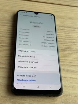 Predám Samsung Galaxy A50 128GB Malé Známky používania - 3