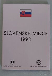 SADY Slovenských  mincí- roky 1993. 1994, 1995, 1996, 1997 - 3