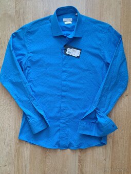 Pánska košeľa, veľ. 41/42 (L), strih slim fit (nová) - 3