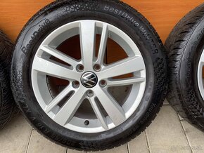 Orig.VW Alu Disky 5x112 6,5jxR16 ET50 205 55 16 zimné - 3