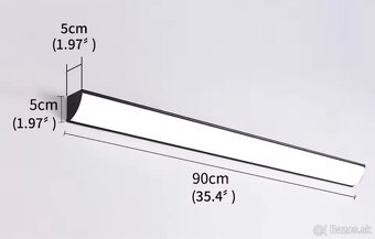 Led svietidlo so senzorom pohybu 90cm - 3