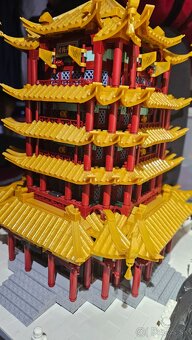 Wange Architect veža žltého žeriava Wuhan China ako lego - 3