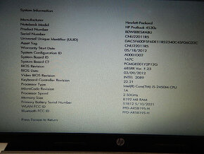 Predám HP ProBook 4530s - 3