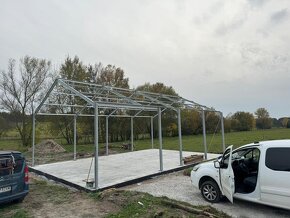 Oceľová konštrukcia haly 8x12x4 m Garáž - 3