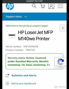 HP M140we laserová v záruke - 3