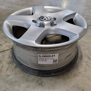 Originál Volkswagen Touareg disky 5x120 R17 ET55 - 3