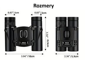 Ďalekohľad mini s vysokým rozlíšením, 800x25 HD, 5 000 m - 3