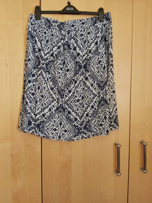 Dámska sukňa C&A modrobiela č. XL - 3