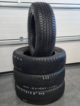 4x Continental 215/65 R17 99H Zimné pneumatiky - 3