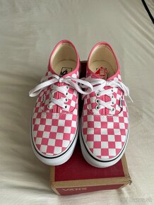 Nové Vans Authentic checkerboard pink (39) - 3