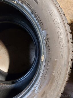 Predam zimne pneu. 215/60 R16 - 3