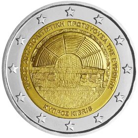 Euromince - pamatne dvojeurove mince CYPRUS - 3