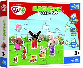 Magnetické puzzle zajačik Bing alebo prasiatko Peppa Pig - 3