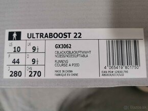 Pánske bežecké topánky adidas ULTRABOOST 22 čierne - 3