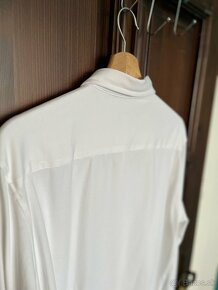 New Yorker pánska biela elastická košeľa č. L - 3