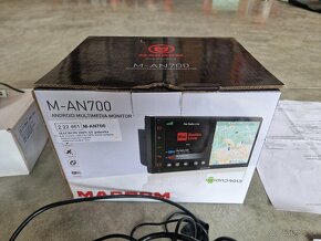 Android rádio Macrom + cúvacia kamera Fiat Doblo - 3