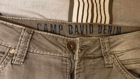 Sivé kraťasy / džínsy CAMP DAVID DENIM veľkosť 32 - 3