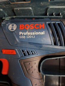 BOSCH Akumulátorová vrtačka GSB 120-LI 2x2Ah + sada bitů a v - 3