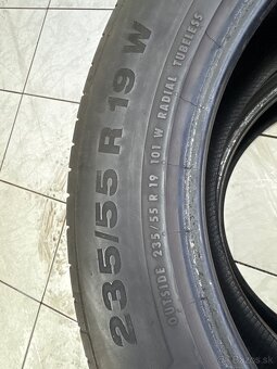 Predám letné 2ks 235/55 R19 CONTINENTAL - 3