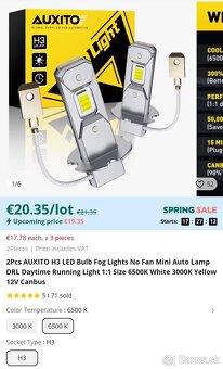 Auxito H3 led - 3