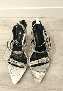 Sandále sivo-biele - 3